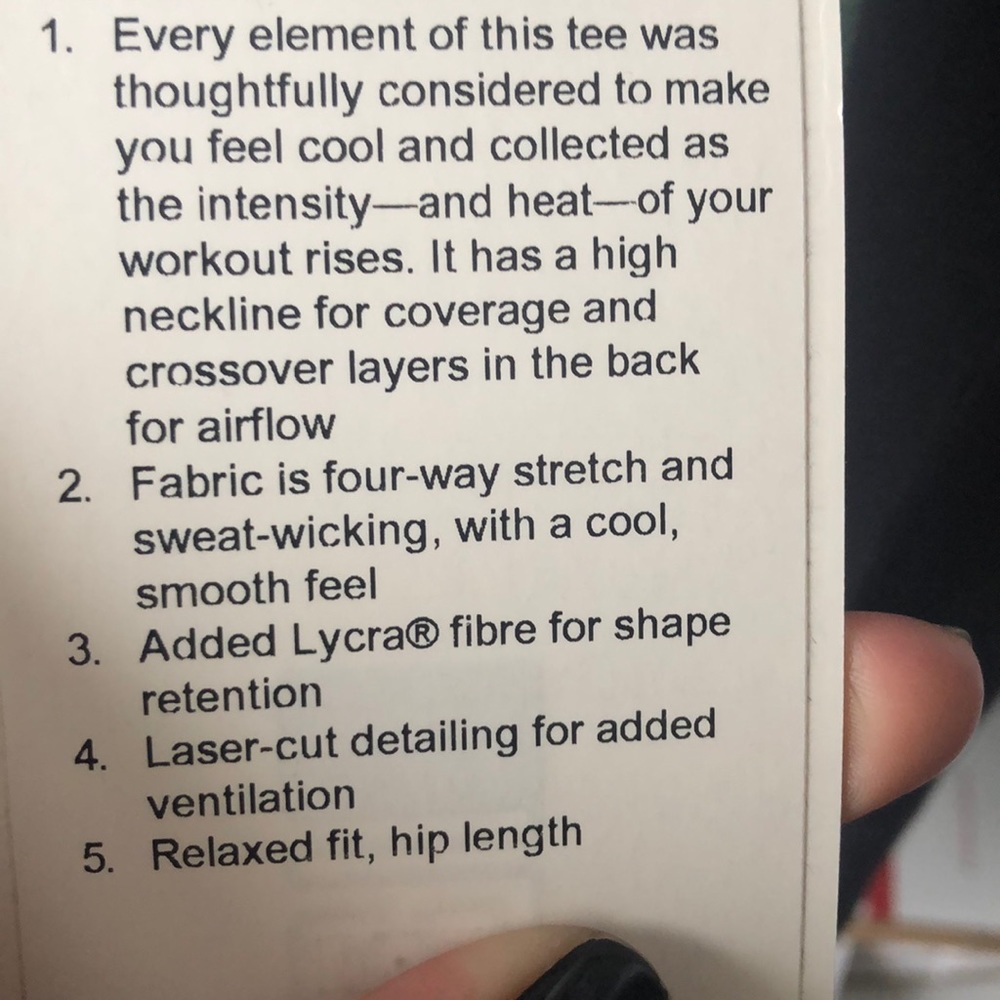 Lululemon Black  SS - Picture 4 of 4
